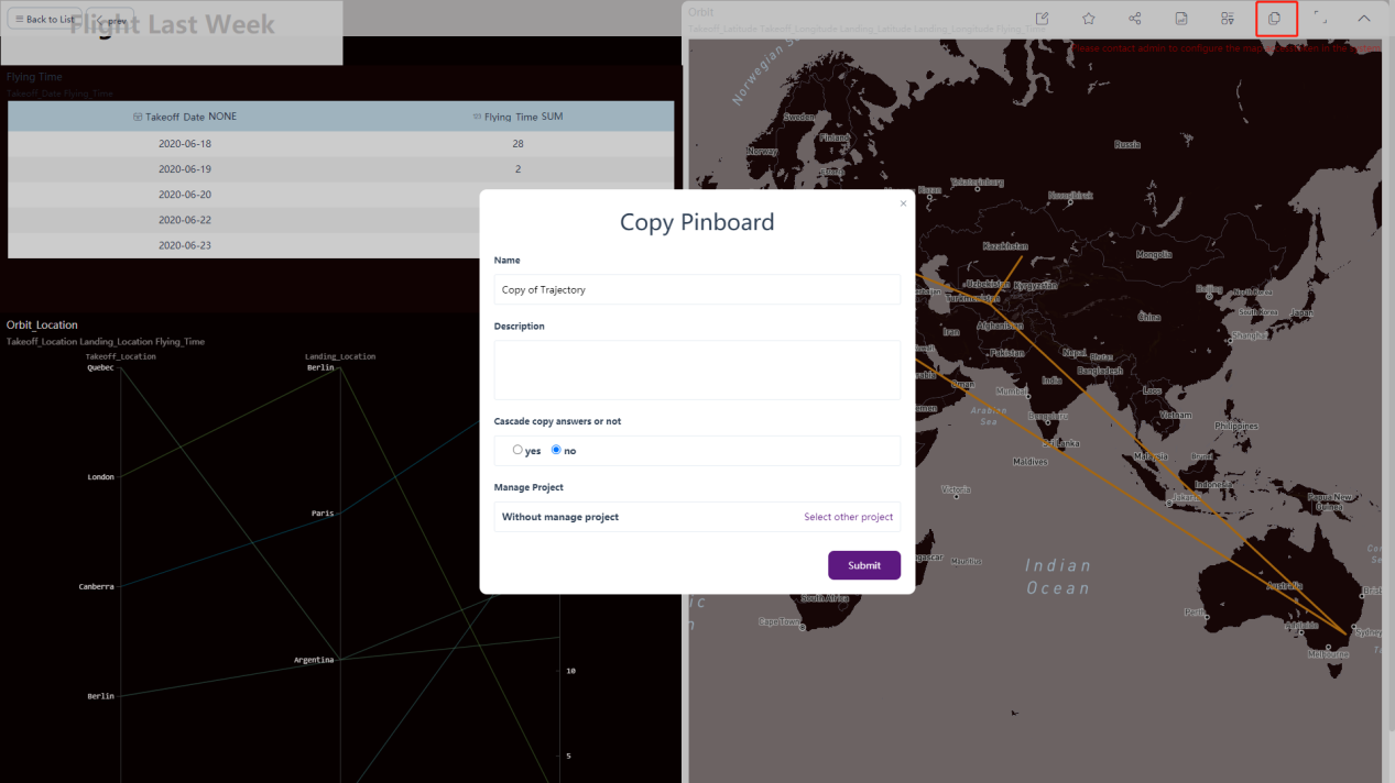 Figure 5-2-3 Copy dashboard